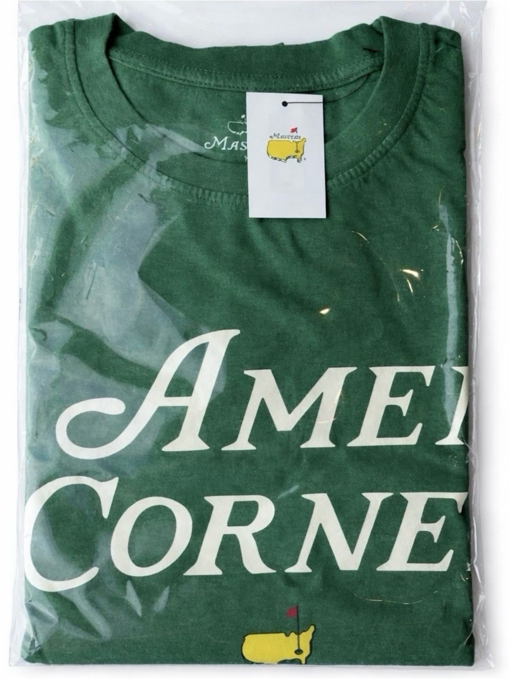 Official Masters Augusta “Amen Corner” T shirt Green NWT Discontinued Size XL